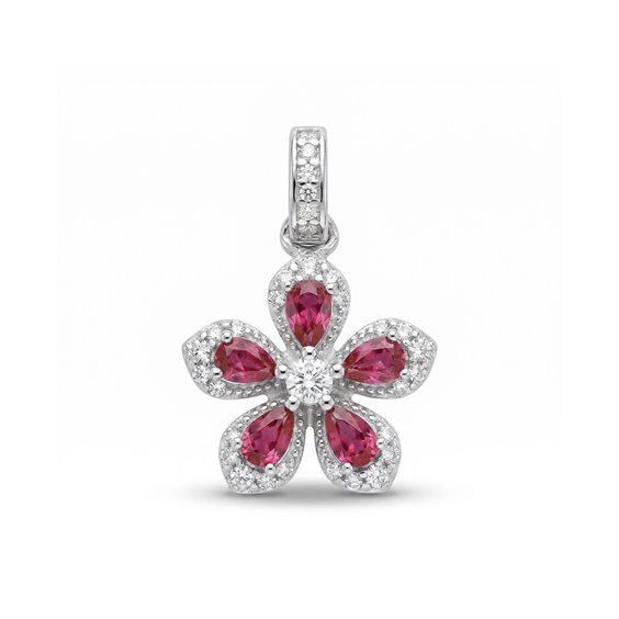 Collar Brosway Mujer FANCY - PASSION RUBY in Plata FPR152 - FPR152